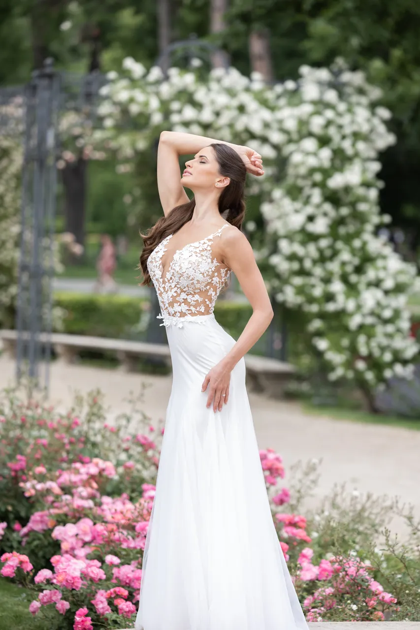 Flora sellő menyasszonyi ruha